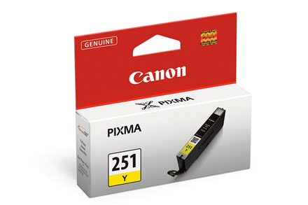 CLI-251Y Yellow Ink Tank SKU 6516B001 Canon
