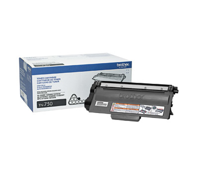Brother TN750 Black Toner Cartridge, High Yield Brother