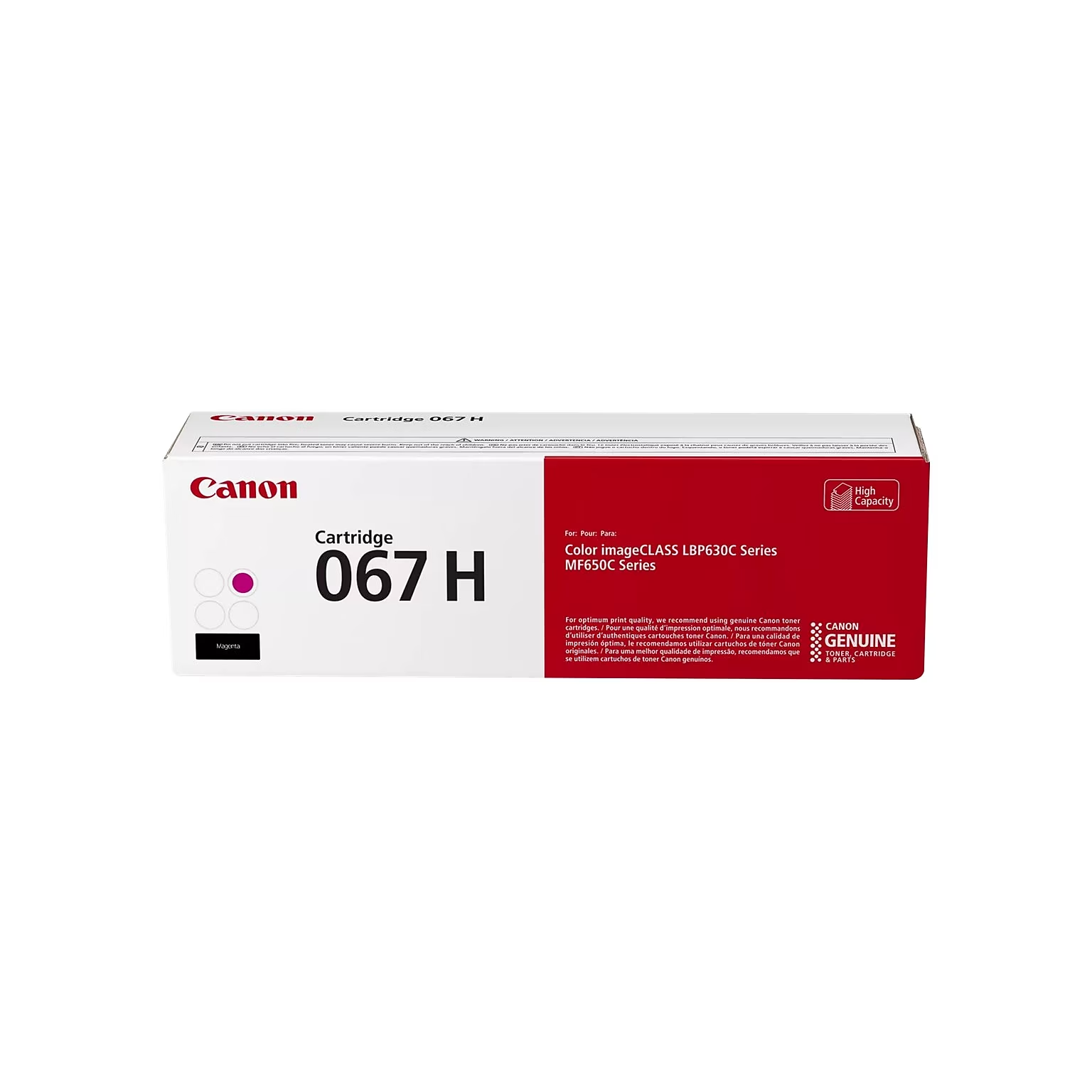 Canon 067 H Magenta High Yield Toner Cartridge (5104C001) Canon