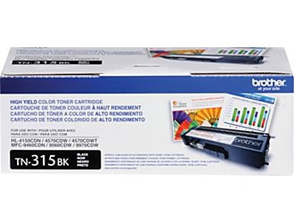 Brother TN315BK Black Toner Cartridge, High Yield Brother