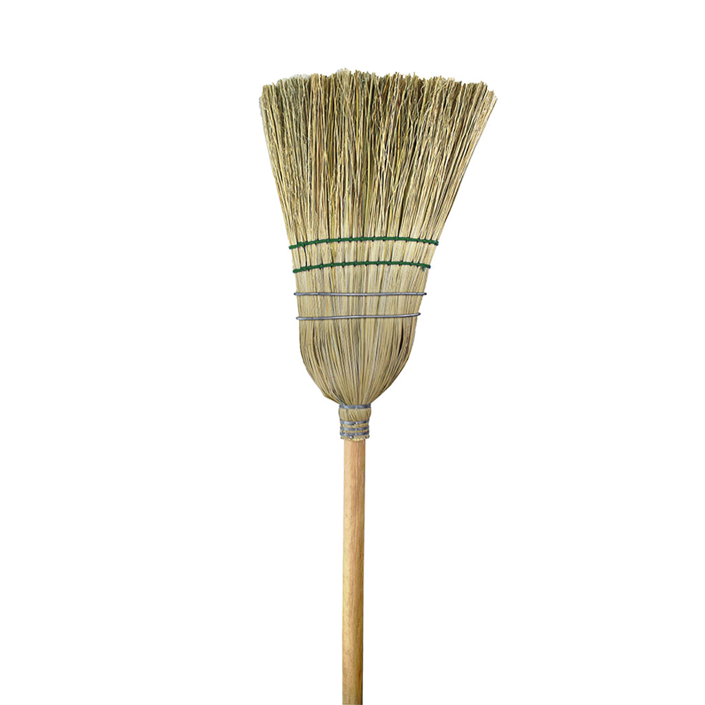 Heavy-Duty Corn Broom 2 wire 2 string Globe Commercial Products