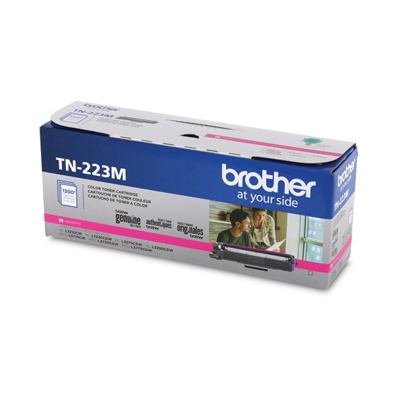 Brother Genuine TN-223M Standard Yield Magenta Toner Cartridge Brother