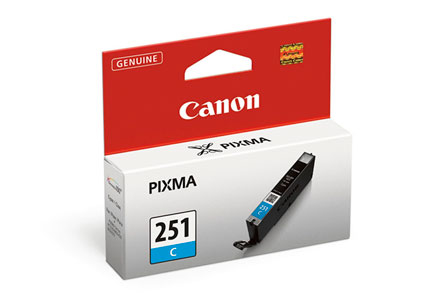 CLI-251 Cyan Ink Tank SKU 6514B001 Canon