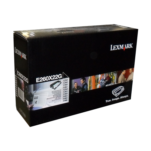 Lexmark E/X26x, 36x, 46x 30K Photoconductor Part no.: E260X22G Lexmark