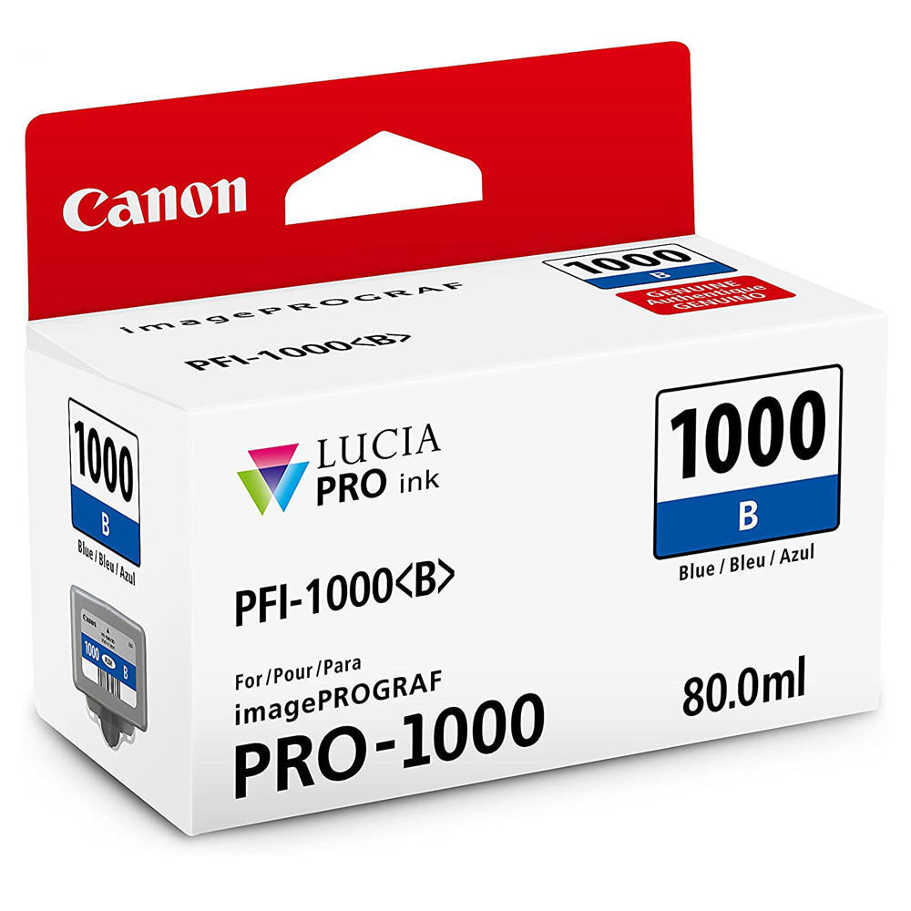 PFI-1000 Blue SKU 0555C002 Canon