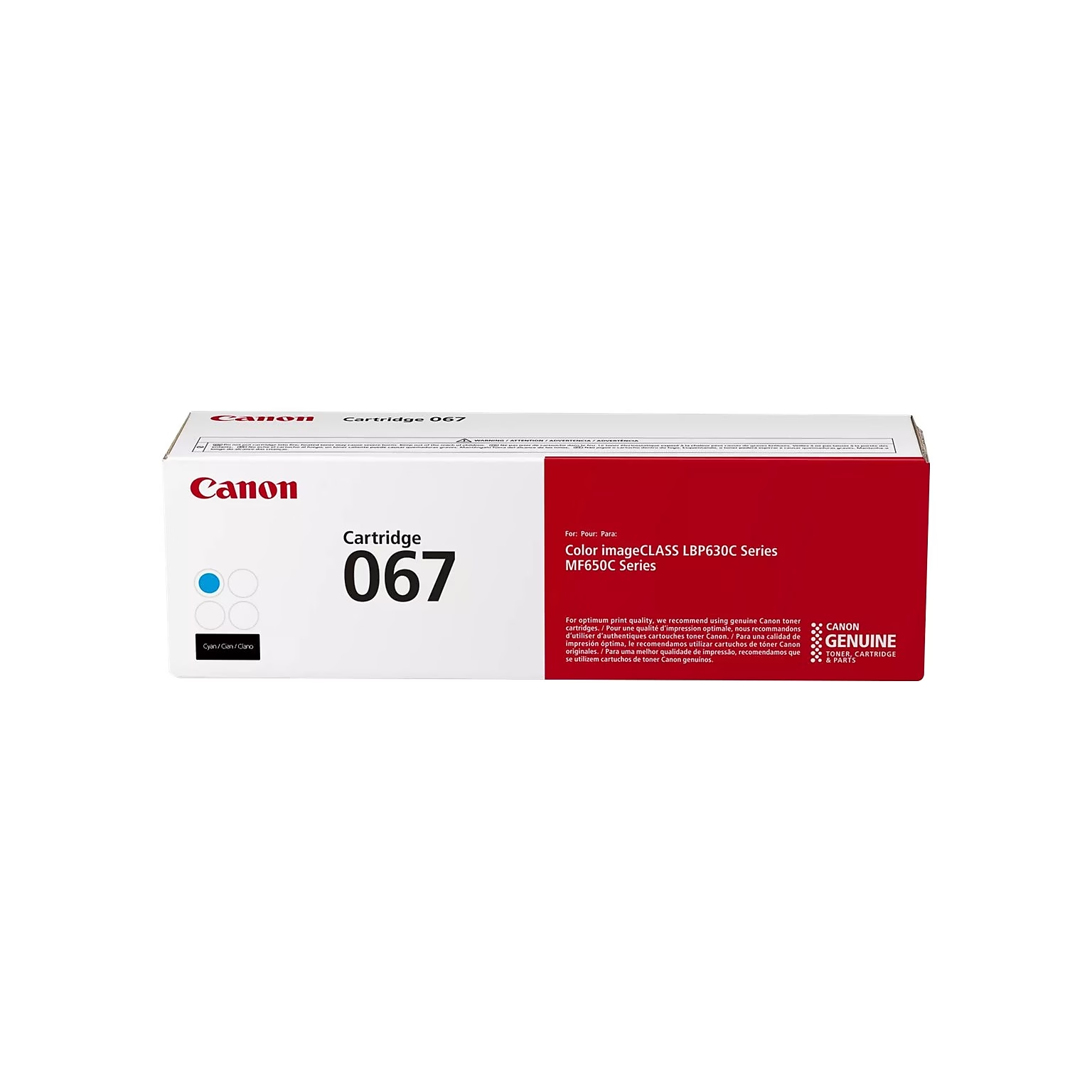 Canon 067 Cyan Standard Yield Toner Cartridge (5101C001) Canon