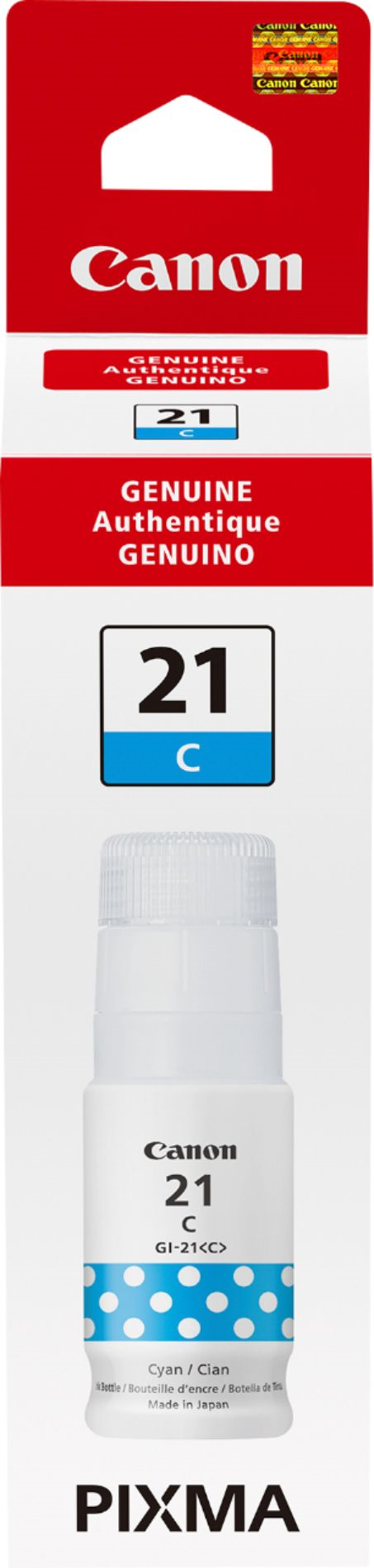GI-21 Cyan Ink Bottle SKU 4537C001 Canon