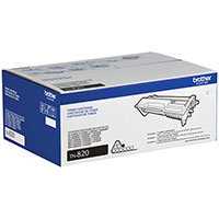 Brother TN820 Black Toner Cartridge, Standard Yield Brother