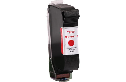 Postage Meter Fluorescent Red Ink Cartridge for FP Mailing Solutions PMIC10
