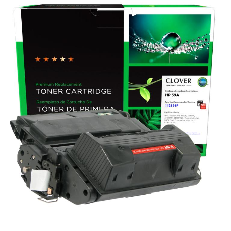 MICR Toner Cartridge for HP Q1339A (HP 39A), TROY 02-81119-001