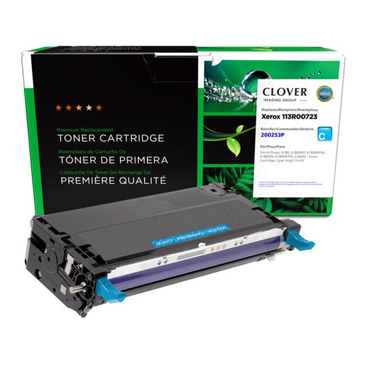 High Yield Cyan Toner Cartridge for Xerox 113R00723