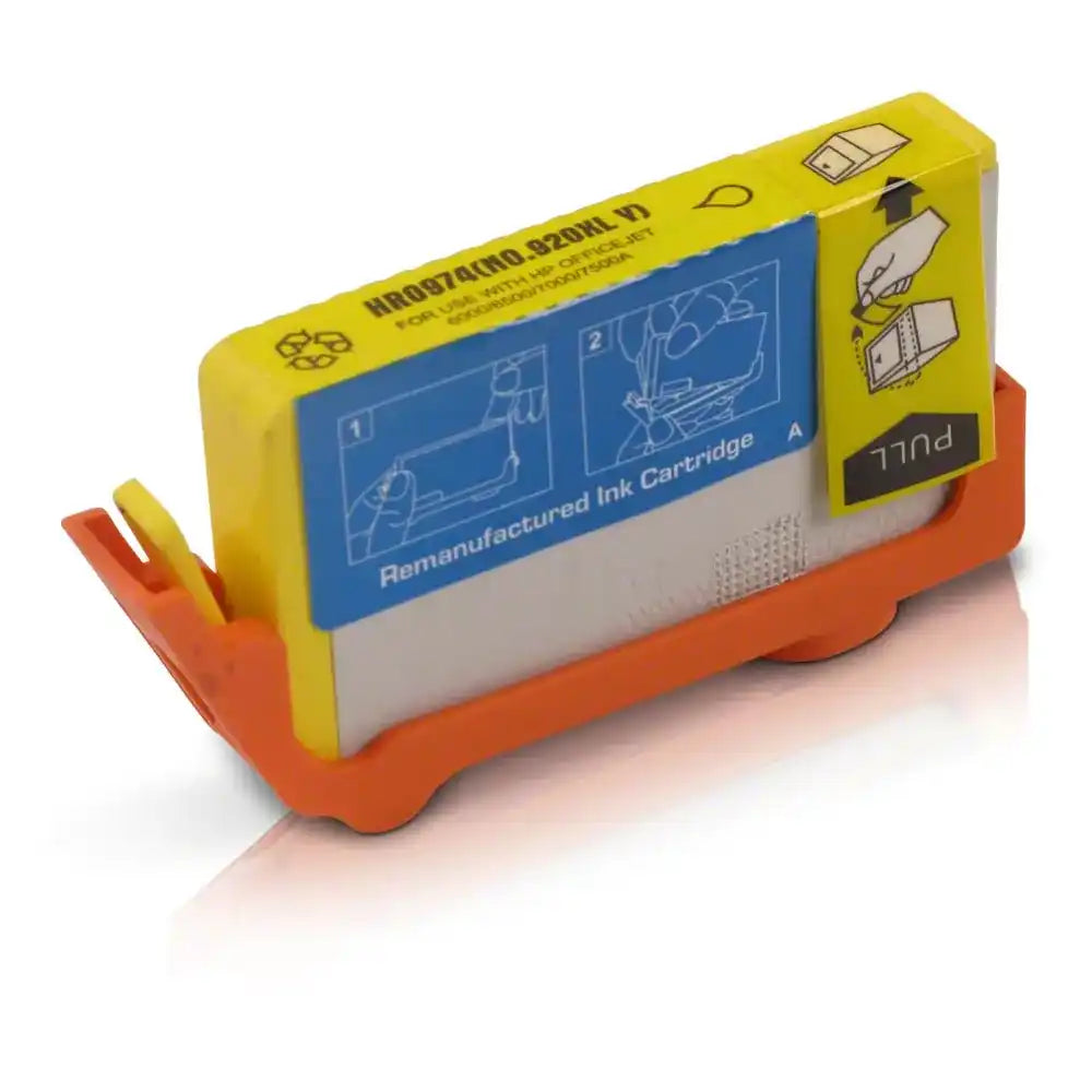 Hewlett-Packard Compatible CH920YXL Ink-Jet Cartridges