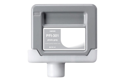 Photo Gray Wide Format Ink Cartridge for Canon PFI-301 (1496B001AA)