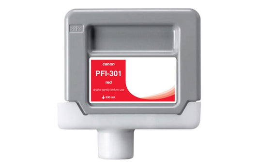 Red Wide Format Ink Cartridge for Canon PFI-301 (1492B001AA)