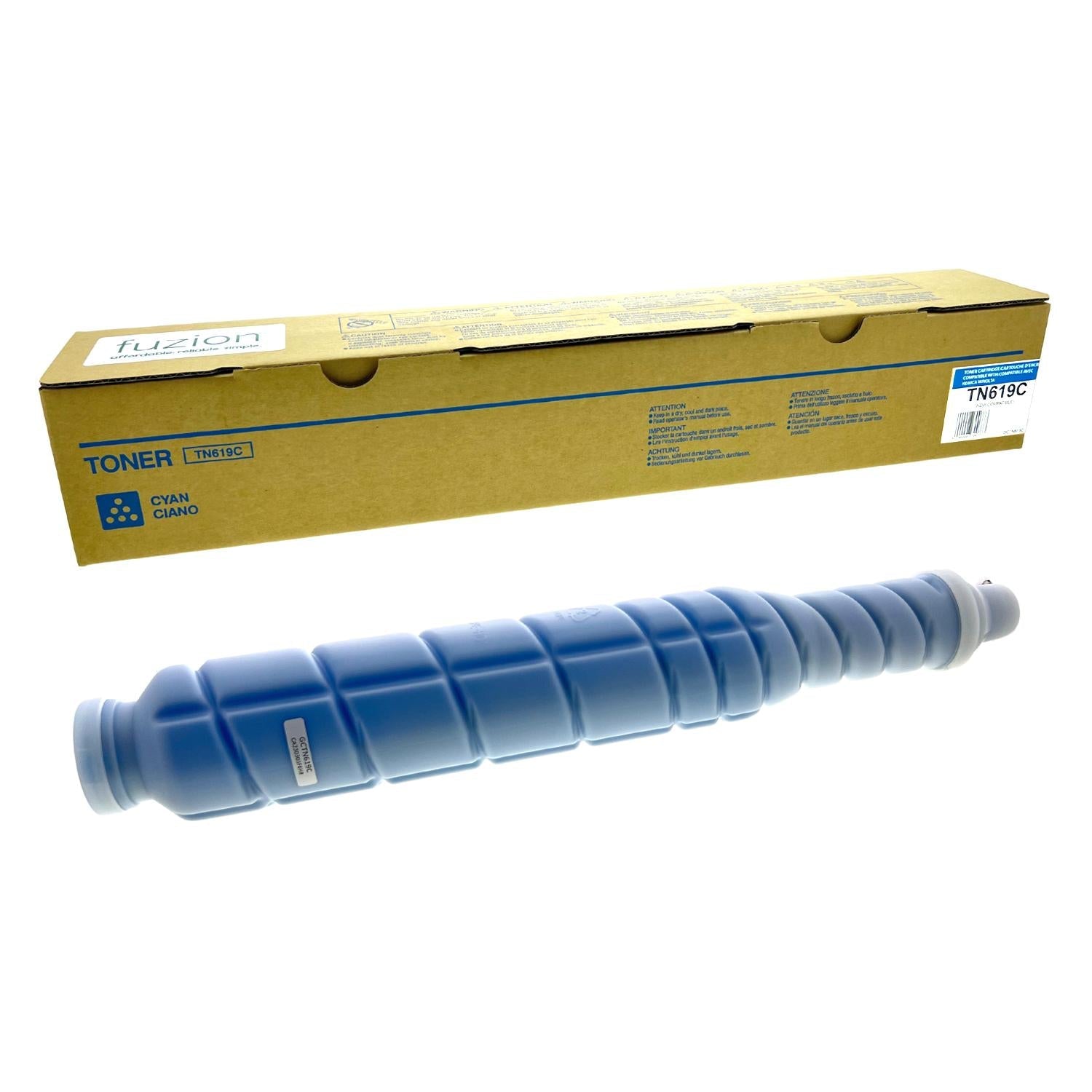 Konica Minolta TN-619C Compatible Toner - Cyan