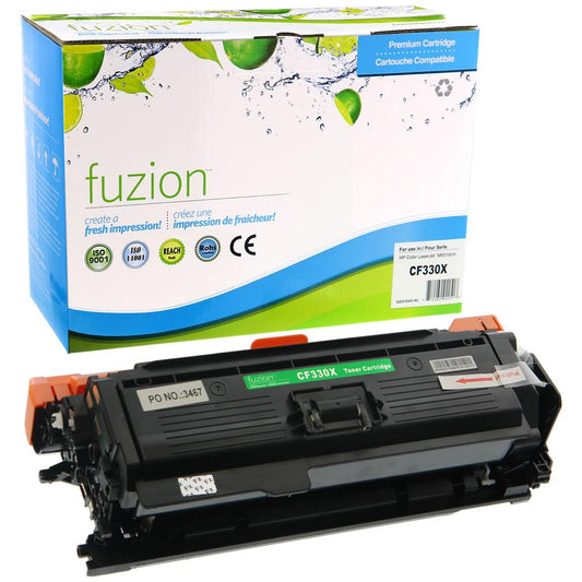 HP CF330X (654X) Remanufactured Toner - Black