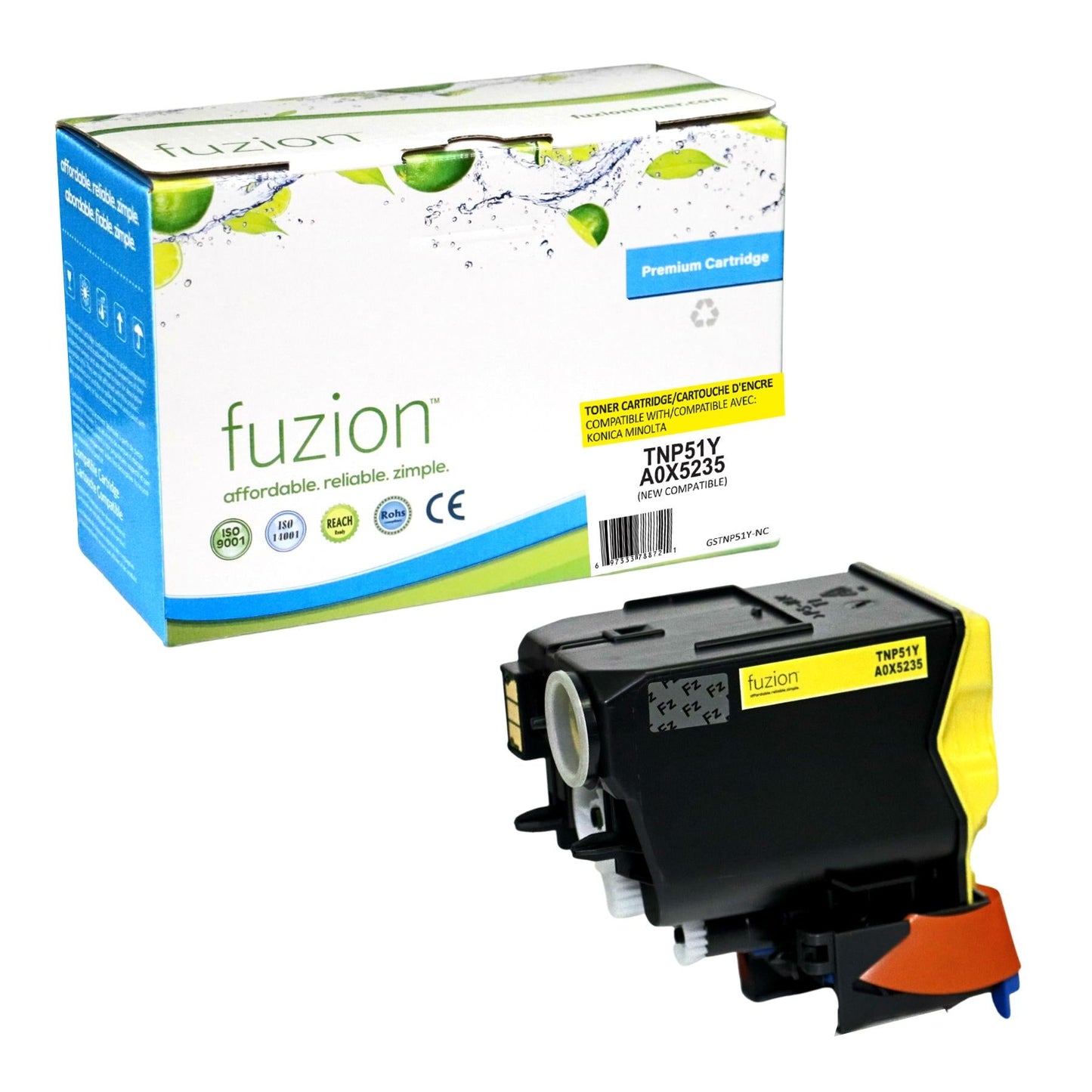 Konica Minolta TNP51Y Compatible Toner - Yellow