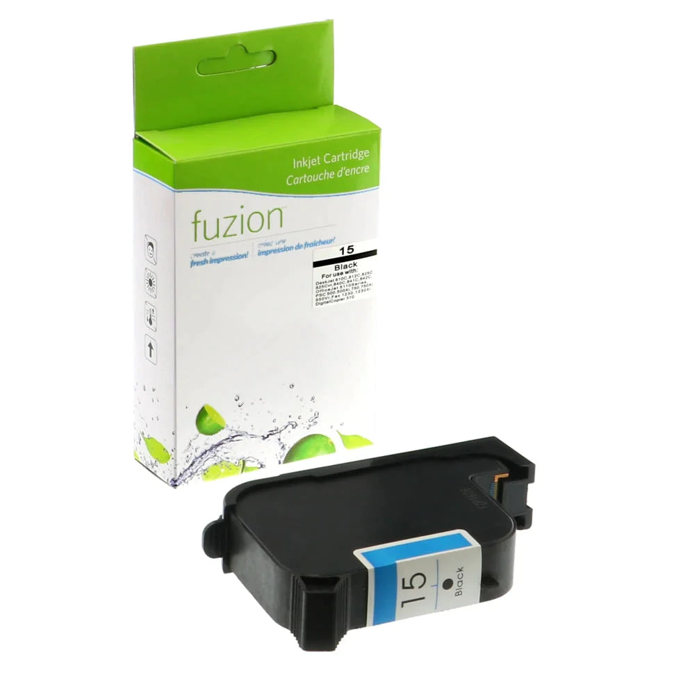 HP #15 Remanufactued Inkjet - Black
