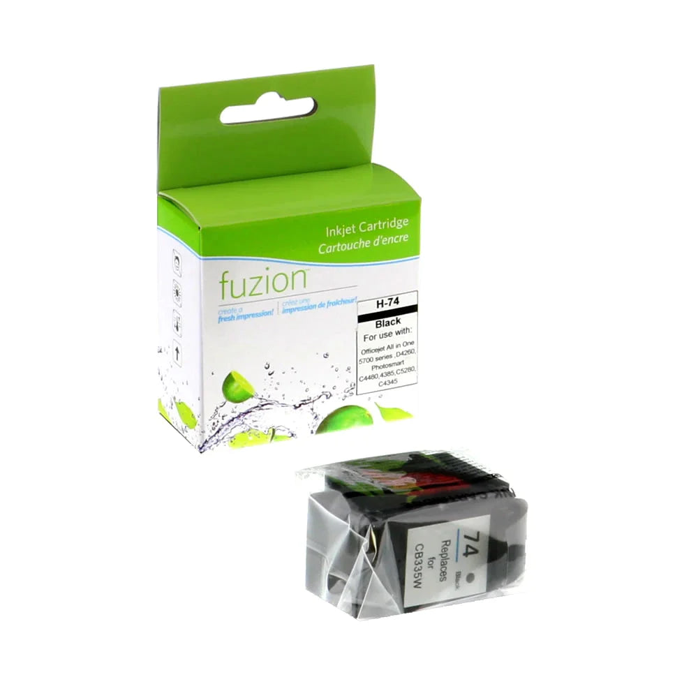 HP #74 Remanjufactured Inkjet - Black