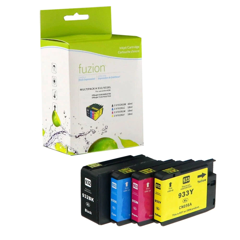 HP #932XL Compatible HY Inkjet Set  - XL C/K/M/Y