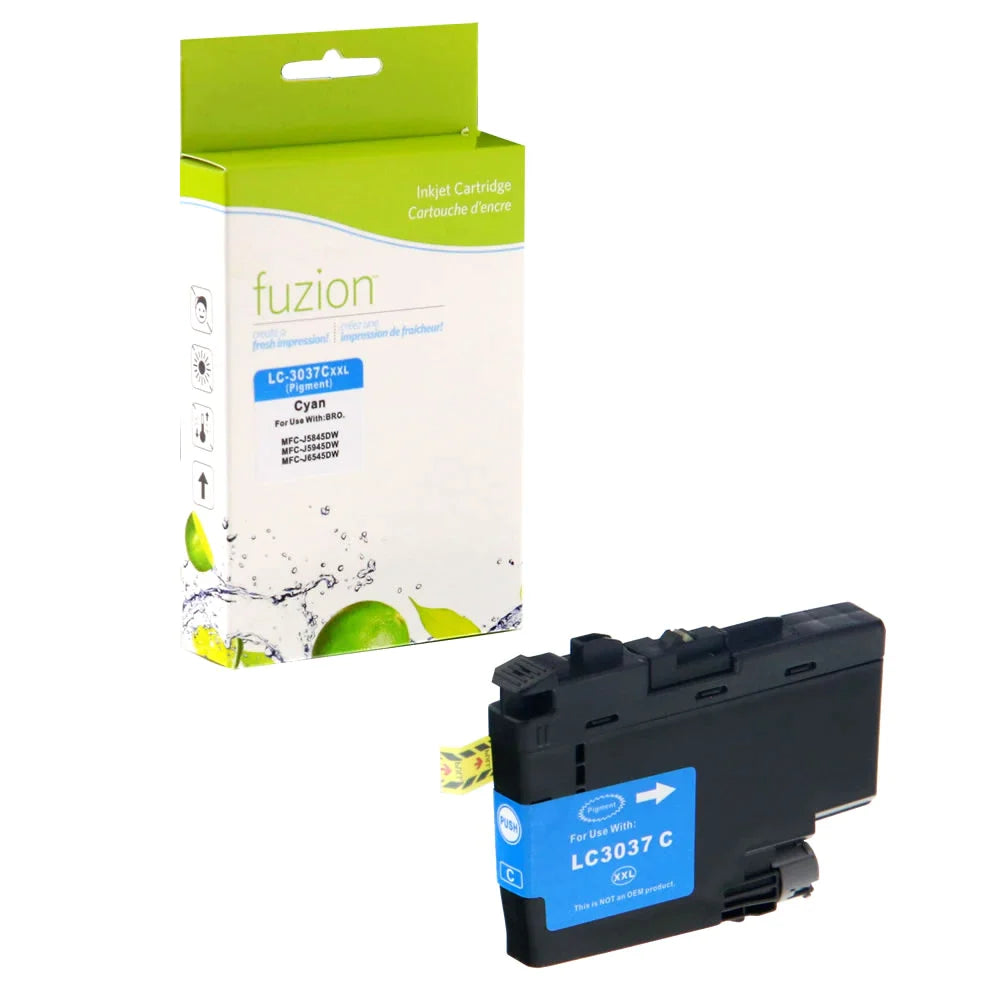 Brother LC3037C Compatible Inkjet Tank - Super HY Cyan