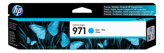 HP 971 Cyan Ink Cartridge HP Canada