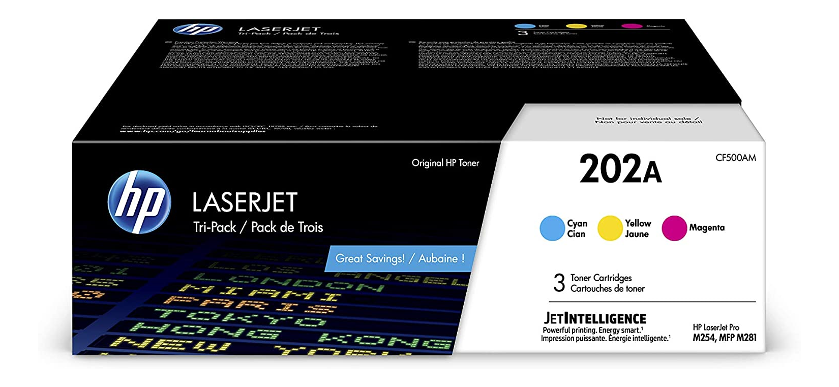 HP 202A CYM Original LJ Toner Cartridges HP Canada