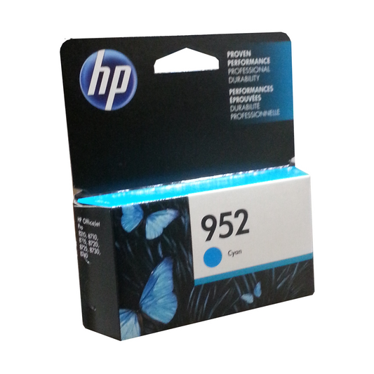 HP 952 Cyan Original Ink Cartridge HP Canada