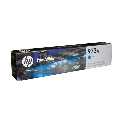 HP 972A Cyan Original PageWide Cartridge HP Canada
