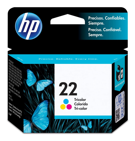 HP 22 Tricolor US Inkjet Print Cartridge HP Canada