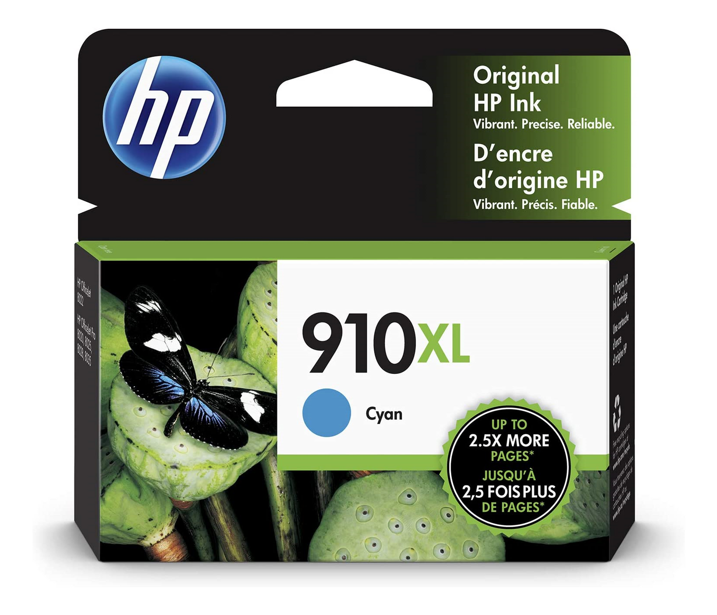 HP 910XL Cyan Original Ink Cartridge HP Canada