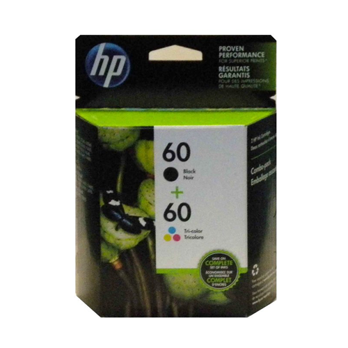 HP 60 Tri-clr/Blk Ink Crtg Combo 2-Pack HP Canada