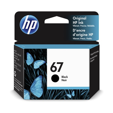 HP 67 Black Original Ink Cartridge HP Canada