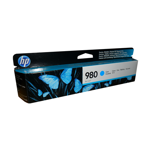 HP 980 Cyan Original Ink Cartridge HP Canada