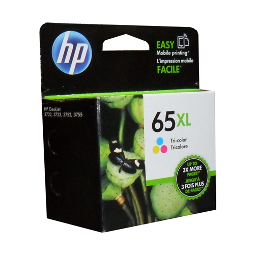 HP 65XL Tri-color Original Ink Cartridge HP Canada