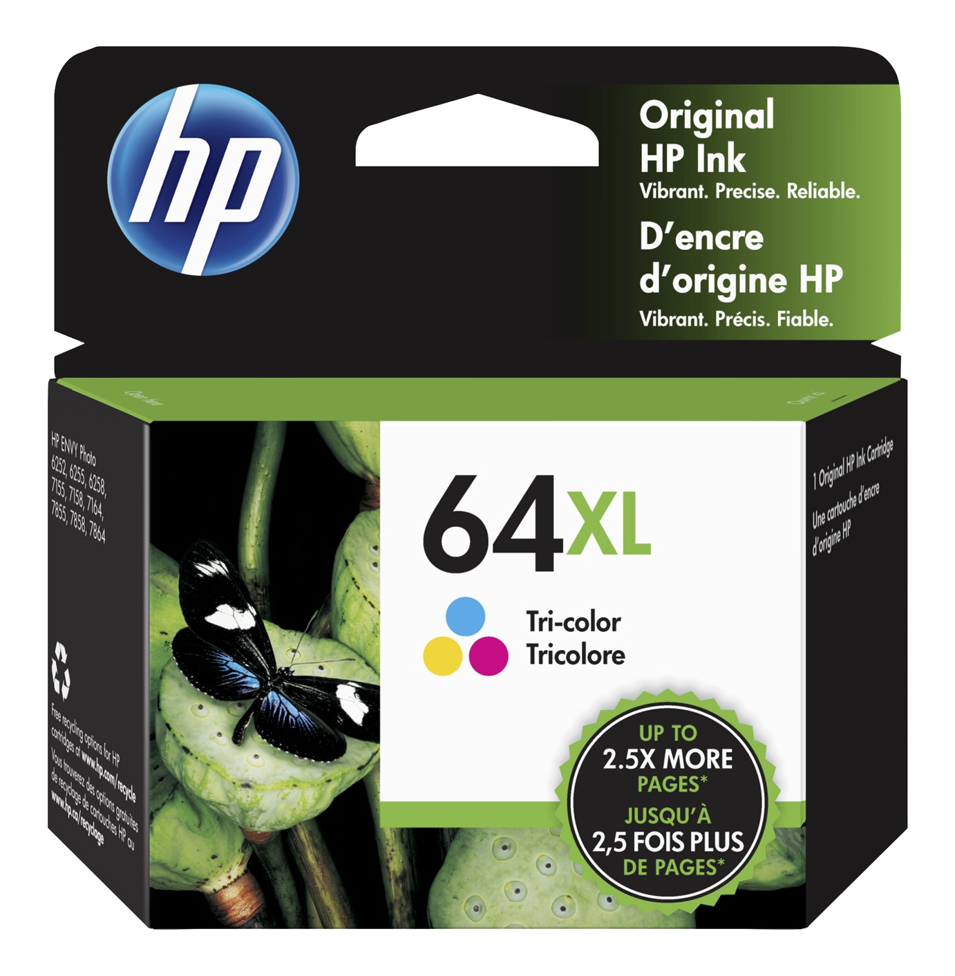 HP 64XL Tri-color Original Ink Cartridge HP Canada