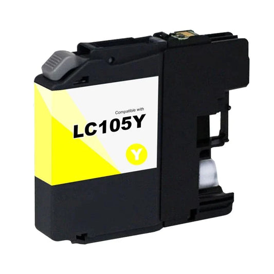 Brother Compatible LC105Y Ink-Jet Cartridges