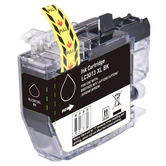 Brother Compatible LC3013BK Ink-Jet Cartridges