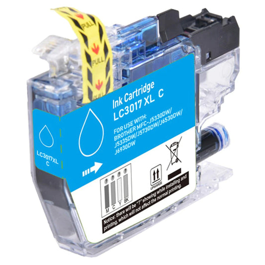 Brother Compatible LC3017C Ink-Jet Cartridges