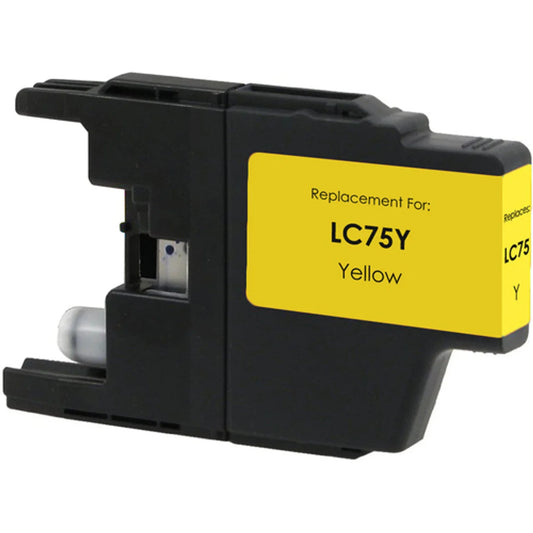 Brother Compatible LC75Y Ink-Jet Cartridges