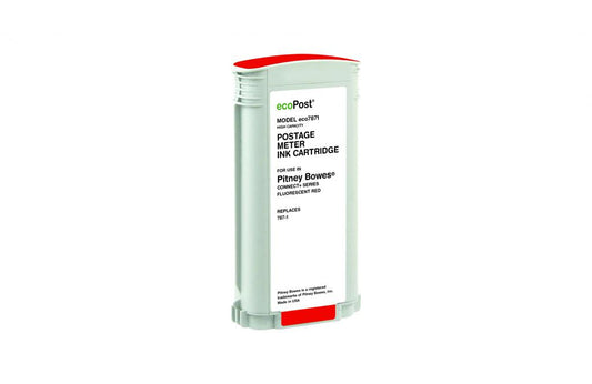 Postage Meter Red Ink Cartridge for Pitney Bowes 787-1
