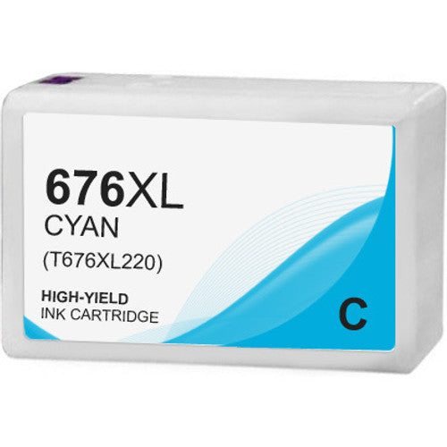 Epson Compatible T676XLC Ink-Jet Cartridges
