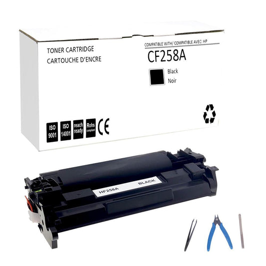 White Box CF258A Compatible Toner (No Chip)