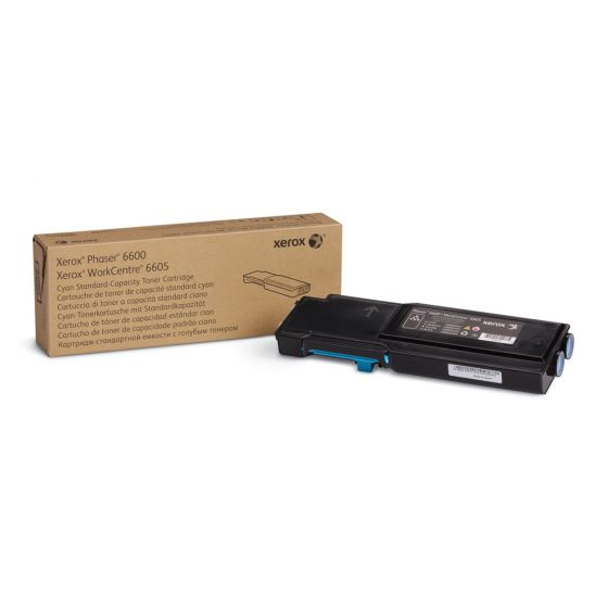 106R02241 Phaser 6600/WorkCentre 6605, Std Capacity Cyan Toner Cartridge Xerox