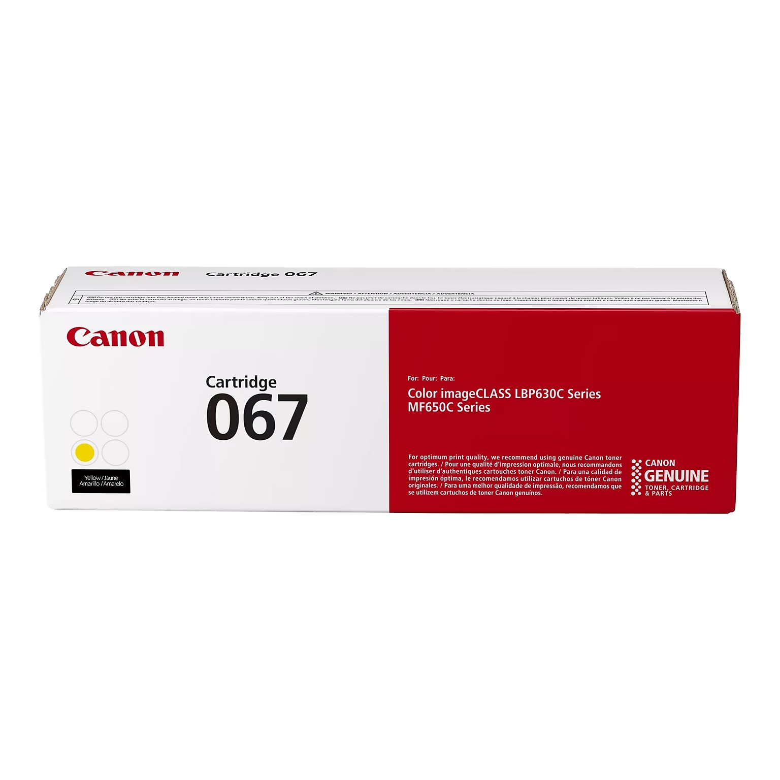 Canon 067 Yellow Standard Yield Toner Cartridge (5099C001) Canon