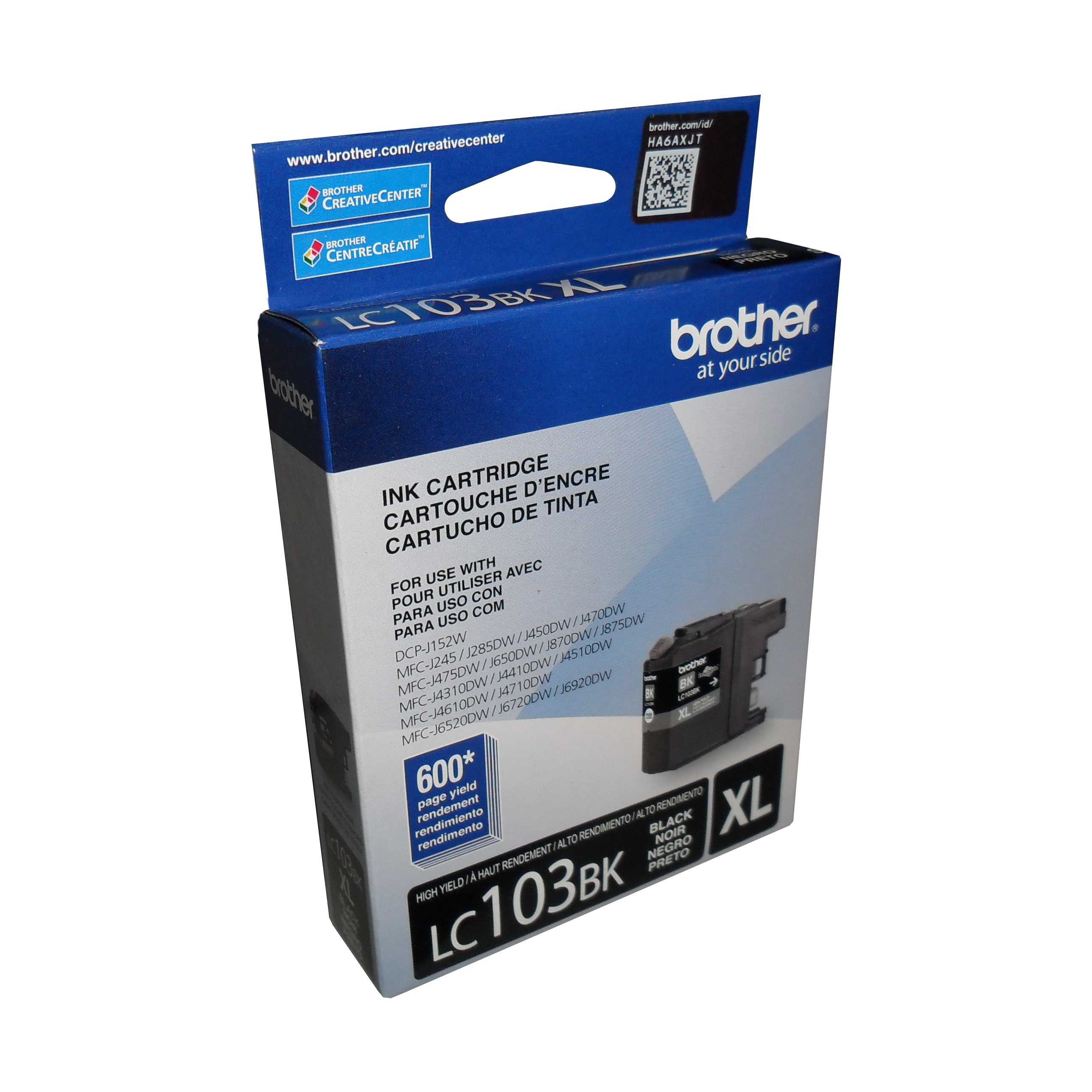 Brother LC103BKS Innobella  Black Ink Cartridge, High Yield (XL Series) Brother