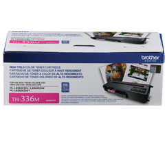 Brother TN336M Magenta Toner Cartridge, High Yield Brother