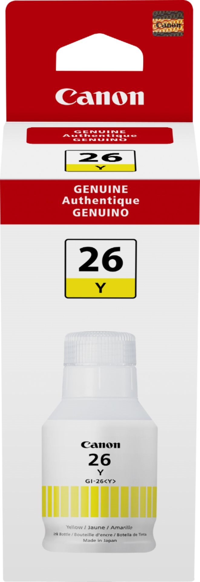 GI-26 Yellow Ink Bottle SKU 4423C001 Canon
