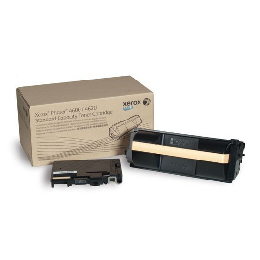 106R01533 Standard Capacity Toner Cartridge, Phaser 4600/4620/4622 (13,000 Pages) Includes Waste Toner Bottle Xerox