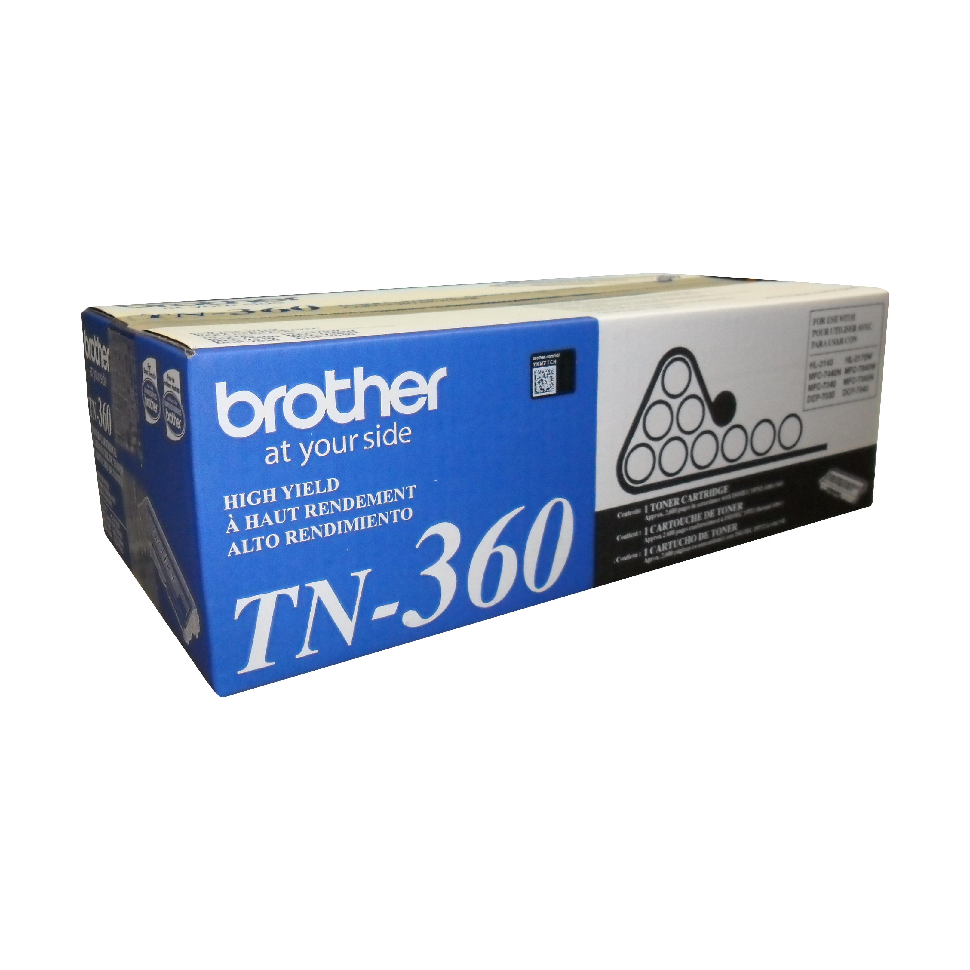 Brother TN360 Toner Cartridge Black, High Yield Brother